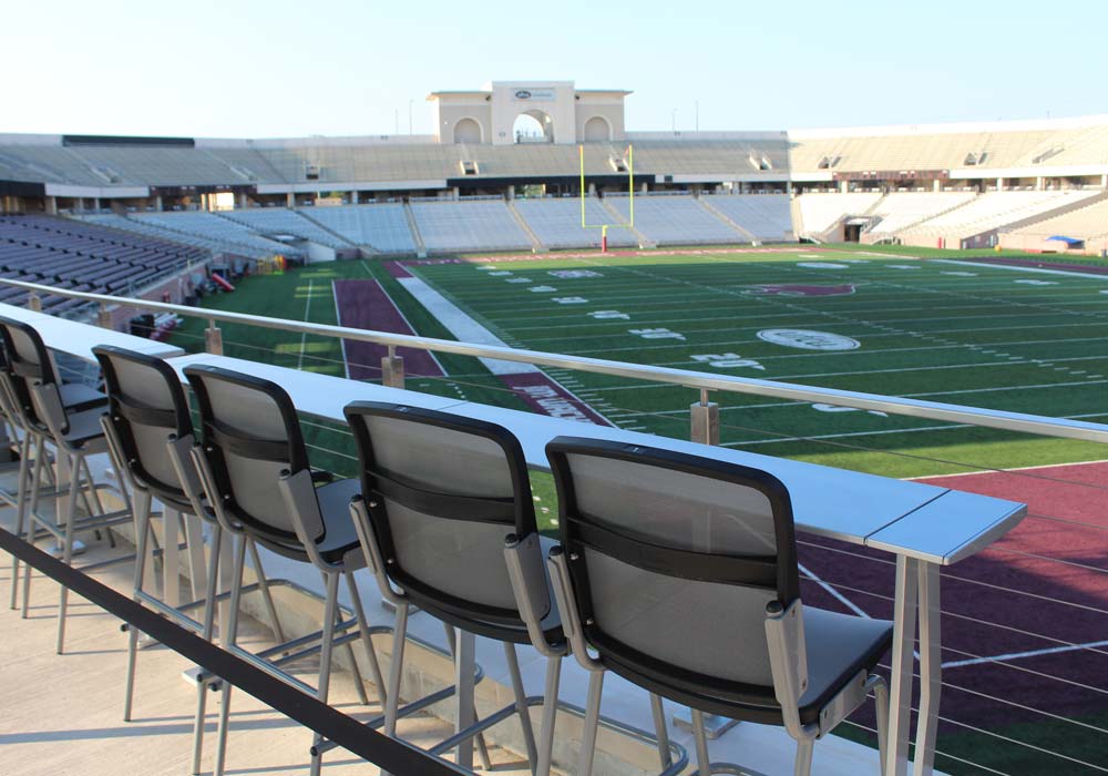 corner endzone seats