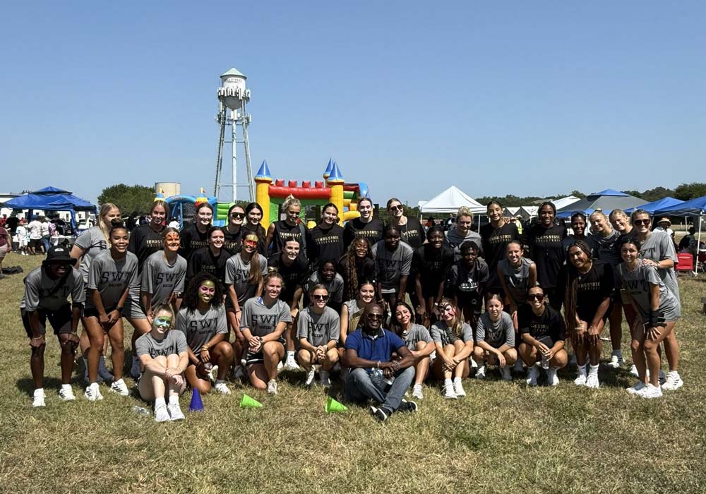 student athletes group shot